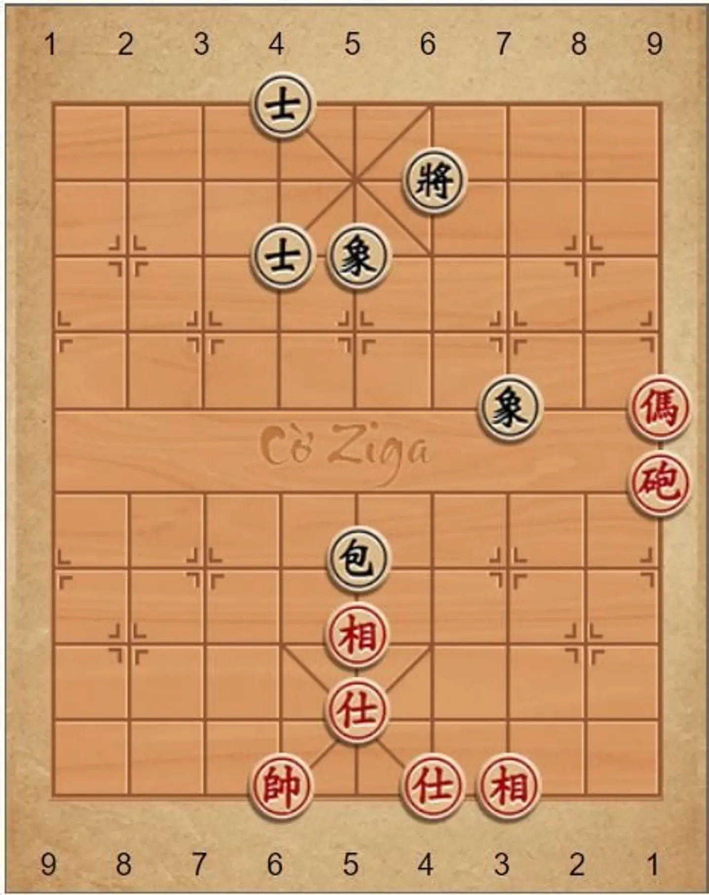 3. Cờ tàn Pháo Tốt