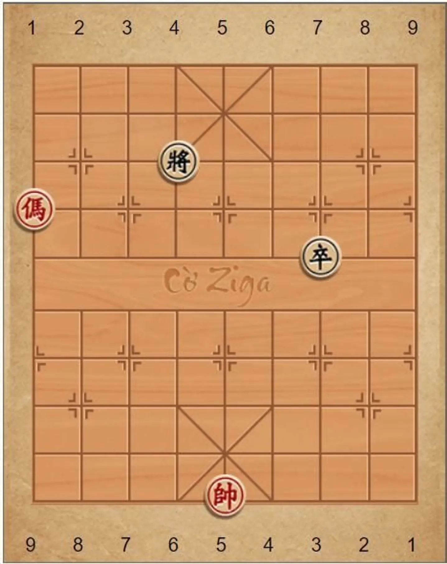 1. Cờ tàn Mã