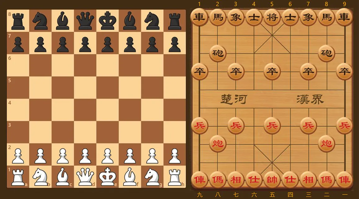 So sánh cờ vua & cờ tướng: Nguồn gốc - Cách tính Elo - Cách chơi